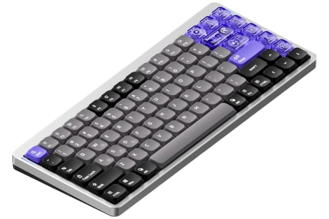 NuPhy Air60 HE - Silver/Magnetic Jade Pro Keyboard · Milktooth